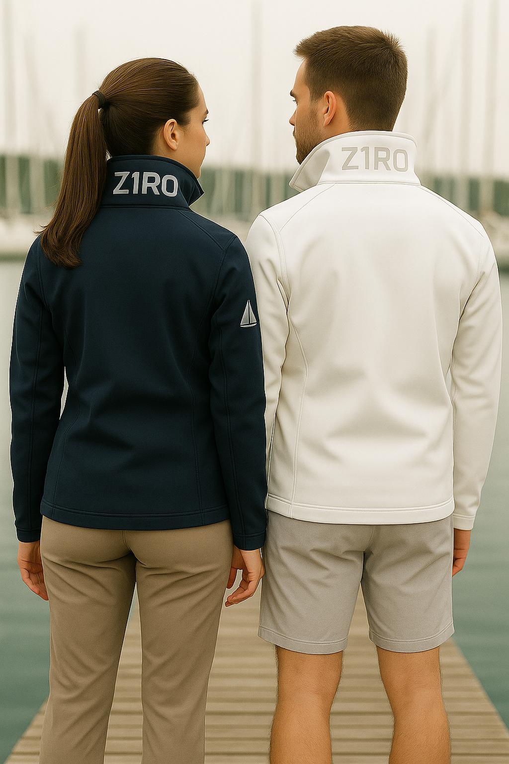 Z1RO Herren Softshelljacke für Segler – Wind- und wetterfest mit Stil