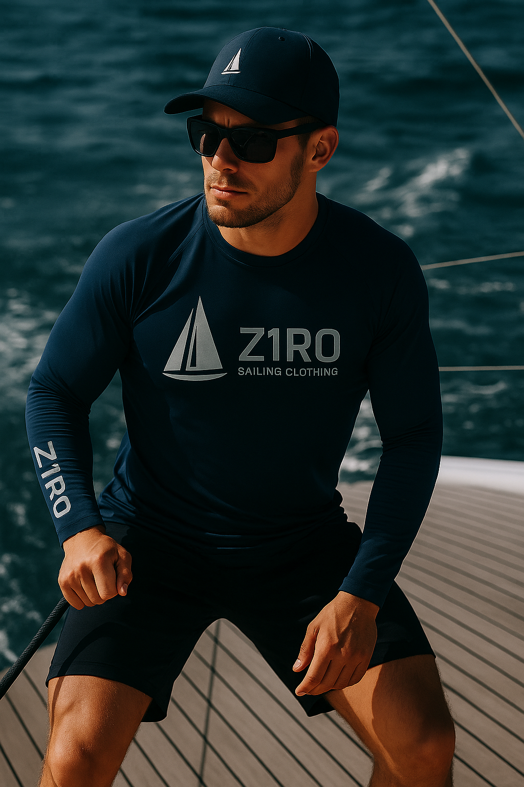 Z1RO Herren Long Sleeve – Slim Fit | Performance, Schutz & Stil in einem